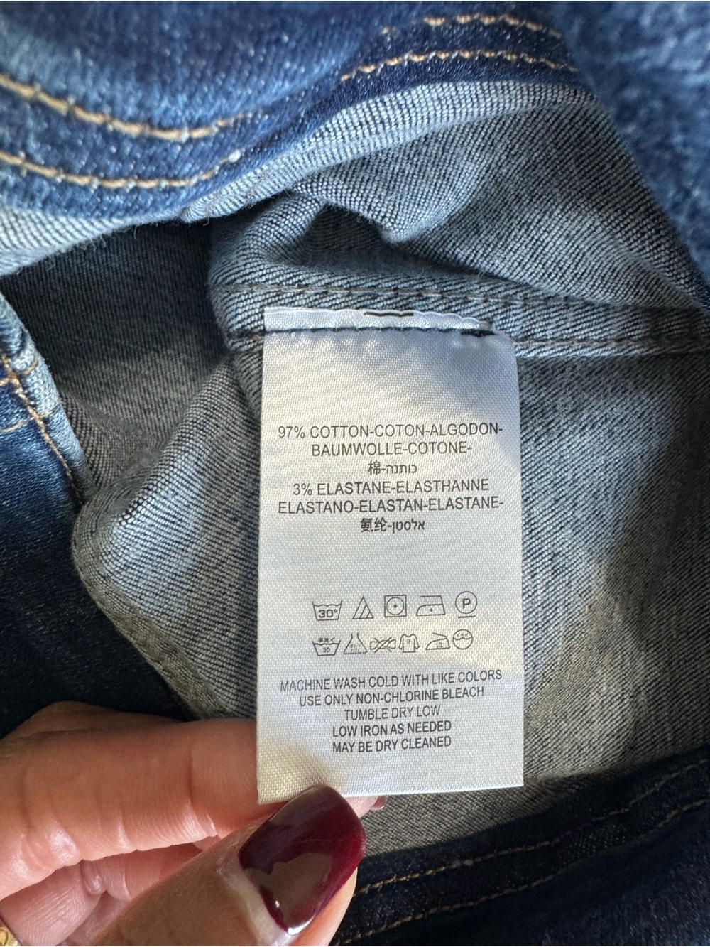 Free People Dark Blue Lace-Up A-Line Denim Skirt - Picture 3 of 4